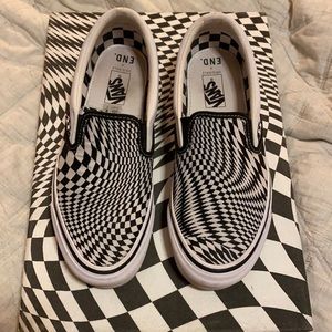 Vertigo Checkered Vans sz 6.5M/8W